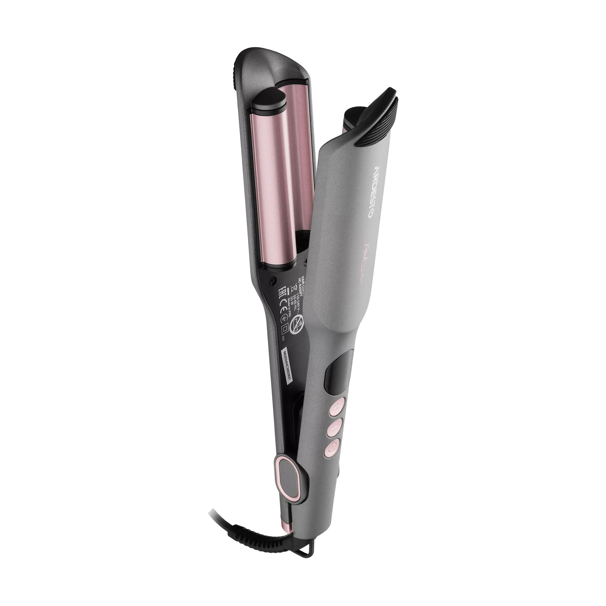 Плойка для волосся Ardesto Pink Touch сіро-рожевий (HC-R350PT)